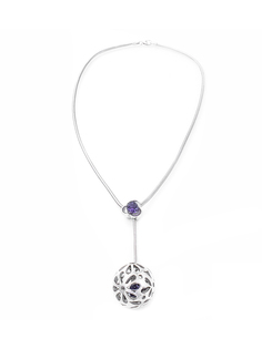 Колье-галстук из серебра Nina Ricci 50234/0