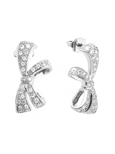 Серьги из серебра с фианитом Nina Ricci 70184121108000