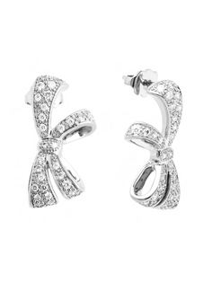 Серьги из серебра с фианитом Nina Ricci 70184121108000