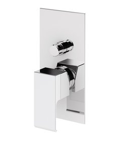 Встраиваемый однорычажный смеситель для душа с переключателем, исполнение хром Cezares