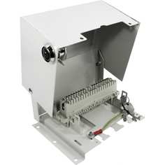 TWIST Коробка распределительная на 30 пар, КРТ-30, металлическая для 3-х плинтов КРТ-30