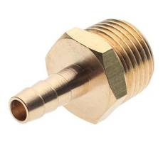 Штуцер пневматический (1/2"M - елочка 8 мм) ЭВРИКА ER-MH08/05
