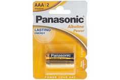 Щелочная батарейка LR03 AAA Alkaline 1.5В бл/2 Panasonic 5410853042907