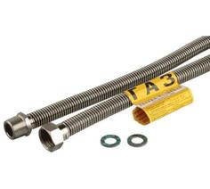 Сильфонная подводка газа Kensudo 1/2", 100 см, в/н 26716