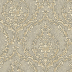 Обои AdaWall Dante 1401-5 Винил на флизелине (1,06*10,05) Коричневый, Дамаск