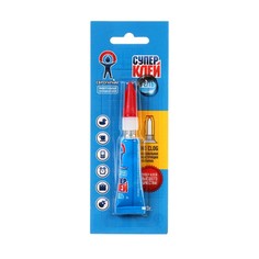 Супер-клей моментальный "Еврогарант", гель, 3 г (12 шт) No Brand