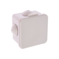 Коробка распределительная Luazon Lighting, 65х65х45 мм, IP54, для открытой установки, серы