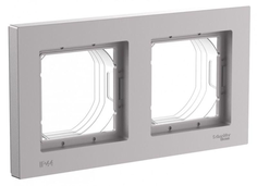Рамка 2-пост. AtlasDesign Aqua IP44 алюм. SE ATN440302 Systeme Electric