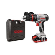 Акк. ударная дрель-шуруповерт CROWN CT21075HMX-2 BMC