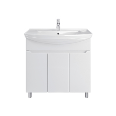 Тумба с раковиной SanStar Bianco 85 напольная