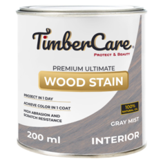 Масло для дерева и мебели TimberCare Wood Stain, Серая дымка/ Gray Mist, 0.2 л