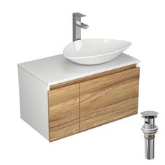 Комплект для ванной Bau Dream (Тумба Bau, раковина BAU, смеситель Potato , выпуск) Bauedge