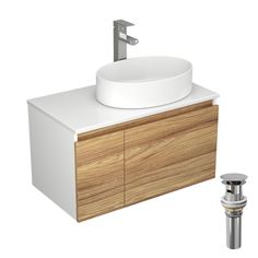 Комплект для ванной Bau Dream (Тумба Bau , раковина BAU, смеситель Potato, выпуск) Bauedge