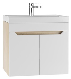 Тумба под умывальник Format "Енисей 60" Echta без ящика подвесная Дуб сонома