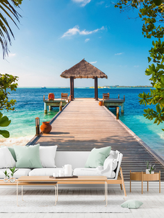 Фотообои бумажные Postermarket WM-15 Мальдивы 254*184 см