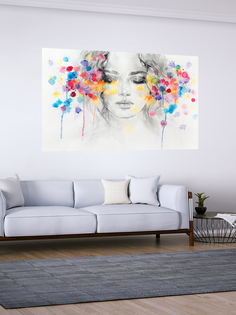 Фотообои бумажные Postermarket WM-198 Девушка в мечтах 180*119 см