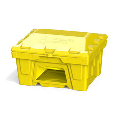 Ящик для соли, реагентов Polimer FB22507 250 литров с дозатором цвет желтый