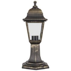 Светильник уличный Navigator 80 469 NOF-PG31-002-IP44-E27 ( 4 грани черный под бронзу)