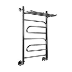 Полотенцесушитель водяной с нижним подключением Маргроид Вид 1 ЭКО, с полкой, 500x800 мм