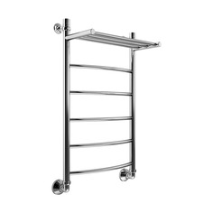 Полотенцесушитель водяной с нижним подключением Маргроид Вид 4 ЭКО, с полкой, 500x800 мм