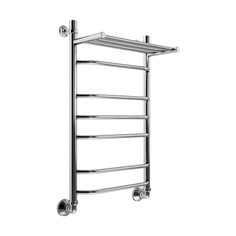 Полотенцесушитель водяной с нижним подключением Маргроид Вид 7 ЭКО, с полкой, 500x600 мм