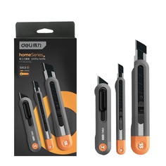 Набор технических ножей Deli Home Series Grey HT4003C (9мм+18мм+Т-образный)