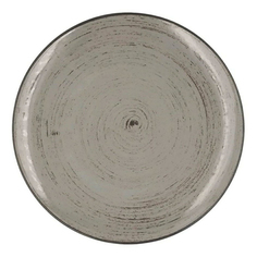 Тарелка для вторых блюд Porcelana Bogucice Alumina Nostalgia Popiel 28 см серая