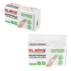Полотенца бумажные (1 пачка 190 листов) LAIMA (Система H2) ADVANCED UNIT PACK, Лайма