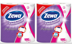 Бумажные полотенца Zewa premium decor 2шт в упаковке 2 упаковки