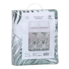 Покрывало Этель евро Tropics, 230х210 ±5 см, микрофибра
