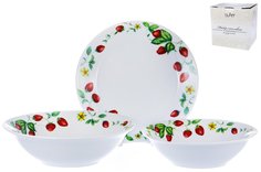 Столовый сервиз Olaff Феникс Земляника 13 предметов 6 персон 103-02020