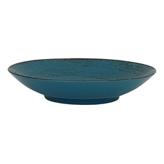 Тарелка глубокая Porcelana Bogucice Alumina Nostalgia Lazur синяя 22 см