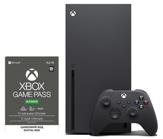 Игровая приставка Microsoft Xbox Series X 1TB + Xbox Game Pass Ultimate на 12 месяцев