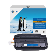 Тонер-картридж для лазерного принтера G&G GG-CE255A (CE255A) черный, совместимый