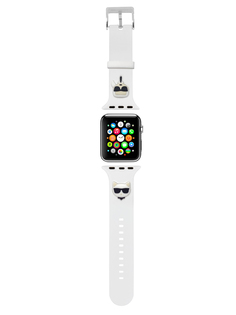 Ремешок Karl Lagerfeld для Apple watch 45/44/42 mm, white