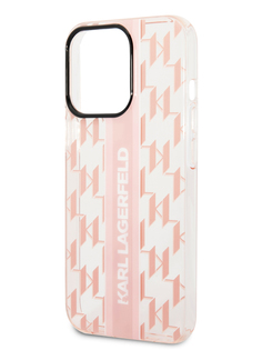 Чехол Karl Lagerfeld для iPhone 14 Pro с принтом, Pink