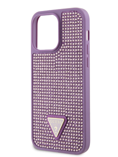 Чехол Guess для iPhone 14 Pro Max со стразами Purple