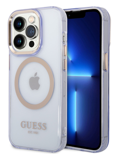 Чехол Guess для iPhone 14 Pro Max с MagSafe Purple