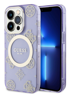 Чехол Guess для iPhone 14 Pro Max с MagSafe Purple