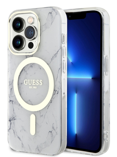 Чехол Guess для iPhone 14 Pro Max с MagSafe White