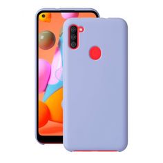 Накладка силикон Deppa Liquid Silicone для Samsung Galaxy A11 A115 Purple арт.87577