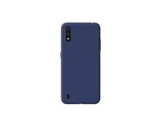 Накладка силикон Deppa Liquid Silicone для Samsung Galaxy A01 A015 Blue арт.87434