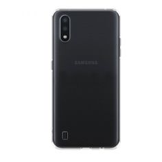 Накладка силикон Deppa Gel Case для Samsung Galaxy A01 A015 Прозрачная арт.87439