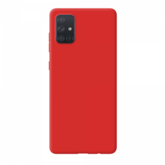 Накладка силикон Deppa Gel Color Case для Samsung Galaxy A71 A715 Red арт.87452