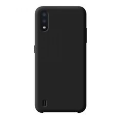 Накладка силикон Deppa Liquid Silicone для Samsung Galaxy A01 A015 Black арт.87433