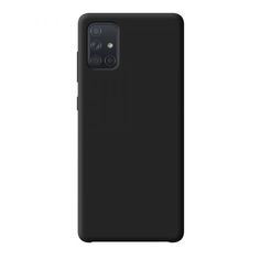 Накладка силикон Deppa Liquid Silicone для Samsung Galaxy A41 A415 Black арт.87592