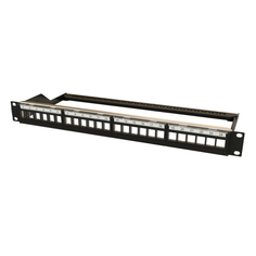 Патч-панель наборная Hyperline PPBL6-19-24-RM 19" 1U 24x