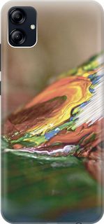 Силиконовый чехол на Samsung Galaxy A04e "Кисть и краска" Gosso Cases