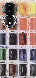 Силиконовый чехол на Honor 80 "Палитра красок" Gosso Cases