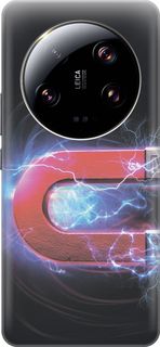 Силиконовый чехол на Xiaomi 13 Ultra "Южный полюс магнита" Gosso Cases
